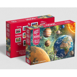 Planet Earth in galaxy space, 2000 pz. Marca Cherry Pazzi. Ref: 50118.