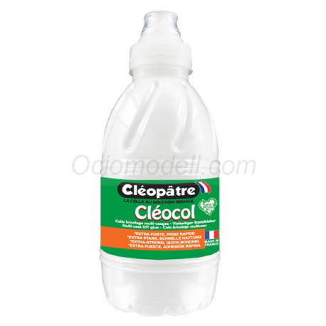 Cola blanca, Cléocol en 500 gr. Marca Cléopâtre. Ref: CC500.