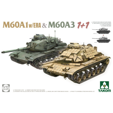 British Chieftain Mk.11 / Mk.10, 1 + 1 kits. Escala 1:72. Marca Takom. Ref: 5022.