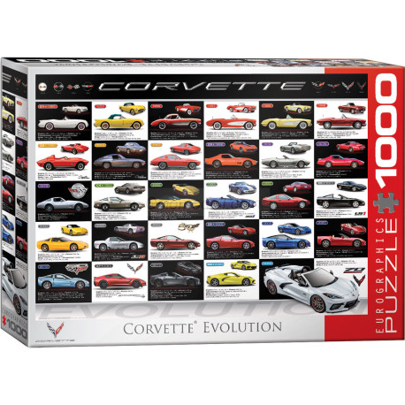 Corvette Evolution, 1000 pz. Marca Eurographics. Ref: 6000-0683.