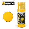 ATOM COLOR Gold Yellow. Nueva Fórmula. Bote 20 ml. Marca Ammo by Mig Jimenez. Ref: ATOM-20020.