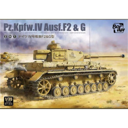 Tanque Panzer IV PZ.Kpfw IV Ausf F2 & G. Escala 1:35. Marca Border model. Ref: BT004.