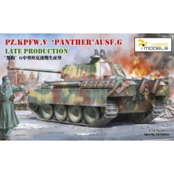 Pz.Kpfw.V 'Panther' Ausf.G Late Production. Escala 1:72. Marca Vespid model. Ref: 720003.