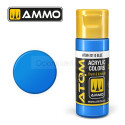 ATOM COLOR AZUL. Nueva Fórmula. Bote 20 ml. Marca Ammo by Mig Jimenez. Ref: ATOM-20110.