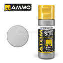 ATOM COLOR Gris Claro. Nueva Fórmula. Bote 20 ml. Marca Ammo by Mig Jimenez. Ref: ATOM-20124.