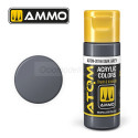 ATOM COLOR Dark Grey. Nueva Fórmula. Bote 20 ml. Marca Ammo by Mig Jimenez. Ref: ATOM-20146.