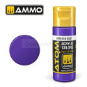 ATOM COLOR Violet. Nueva Fórmula. Bote 20 ml. Marca Ammo by Mig Jimenez. Ref: ATOM-20150.