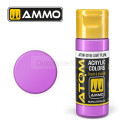 ATOM COLOR Ciruela Claro. Nueva Fórmula. Bote 20 ml. Marca Ammo by Mig Jimenez. Ref: ATOM-20154.