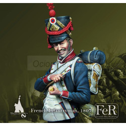 French Infantryman, 1807, 1/12. Marca Kilgore HD Miniature. Ref: MHB00042.