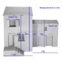 Base adoquinada. 29,5 x 15,5 cm. Escala 1:35. Marca Macone. Ref: MAC35151.