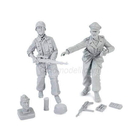 DAK FALLSCHIRMJAEGER Officer & Private. Escala 1:35. Marca Macone. Ref: MAC35808.