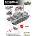 Tanque ingles Cruiser A34 Comet Mk.Ia. Escala 1:72. Marca Vespid model. Ref: 720002.