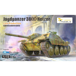 Jagdpanzer 38(t) Hetzer - Late Production. Escala 1:72. Marca Vespid model. Ref: 720021.