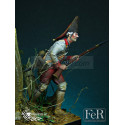 Spanish Grenadier Regimiento Zamora, Pensacola, 1781, 75mm. Marca Fer Miniatures. Ref: REV00012.