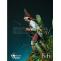 Spanish Grenadier Regimiento Zamora, Pensacola, 1781, 75mm. Marca Fer Miniatures. Ref: REV00012.