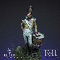 Drummer Boy 77th East Middlesex, 1808, 54mm. Marca Fer Miniatures. Ref: ELI00004.