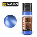 ATOM COLOR METALLIC Azul Aotake. Nueva Fórmula. Bote 20 ml. Marca Ammo by Mig Jimenez. Ref: ATOM-20176.