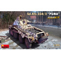 SD.KFZ.234/2 PUMA con interiores. Escala 1:35. Marca Miniart. Ref: 35414.