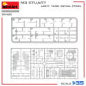 M3 STUART LIGHT TANK, INITIAL PROD. Escala 1:35. Marca Miniart. Ref: 35425.