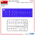 M3 STUART LIGHT TANK, INITIAL PROD. Escala 1:35. Marca Miniart. Ref: 35425.