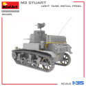 M3 STUART LIGHT TANK, INITIAL PROD. Escala 1:35. Marca Miniart. Ref: 35425.