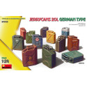 JERRYCANS 20L GERMAN TYPE. Escala 1:24. Marca Miniart. Ref: 24002.