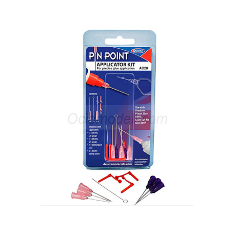 Deluxe Pin Point Applicator Kit. Varios accesorios. Marca Deluxe. Ref: AC28.