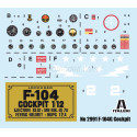 F-104 G COCKPIT. Escala 1:12. Marca Italeri. Ref: 2991.