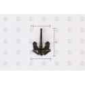 Ancla articulada, 20mm. 1 ud. Marca Amati. Ref: 402550, 4025/50.