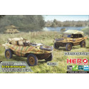 German Pkw.K2s Schwimmwagen Type 166 2 in 1. Escala 1:35. Marca Hero. Ref: H35003.