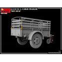 G-518 US 1t CARGO TRAILER “BEN HUR”. Escala 1:35. Marca Miniart. Ref: 35436.