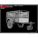 G-518 US 1t CARGO TRAILER “BEN HUR”. Escala 1:35. Marca Miniart. Ref: 35436.