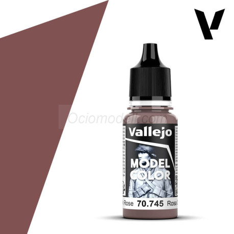 Acrilico Model Color, Rosa Oscuro ( 11 ). Bote 17 ml. Marca Vallejo. Ref: 70745, 70.745.