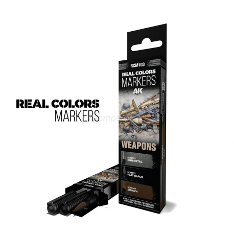 WEAPONS – RC MARKERS SET. Marca AK Interactive. Ref: RCM103.