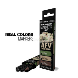 LATE GERMAN AFV CAMO COLORS – RC MARKERS SET. Marca AK Interactive. Ref: RCM108.