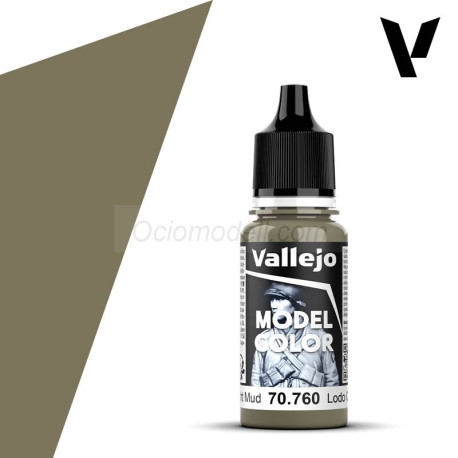 Acrilico Model Color, Lodo Claro. Bote 18 ml. Marca Vallejo. Ref: 70760, 70.760.