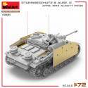 STURMGESCHUTZ III AUSF. G, APRIL 1943 ALKETT PROD. Escala 1:72. Marca Miniart. Ref: 72106.