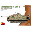 STURMGESCHUTZ III AUSF. G, APRIL 1943 ALKETT PROD. Escala 1:72. Marca Miniart. Ref: 72106.