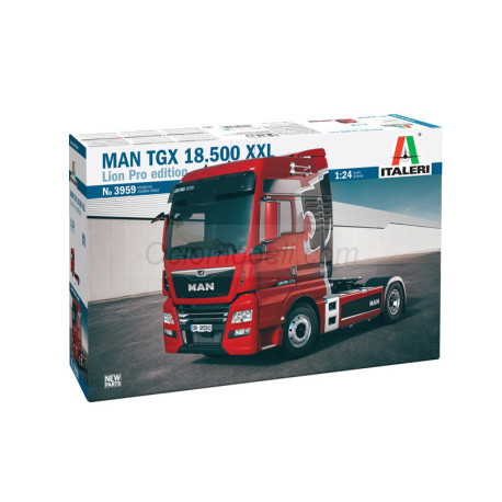 MAN TGX 18.500 XXL Lion Pro Edition. Escala 1:24. Marca Italeri. Ref: 3959.