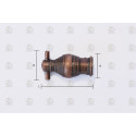 Tubo de Mortero o Bombarda 18mm. 1ud. Marca Amati. Ref: 418002, 4180/02