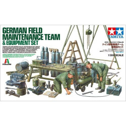 German Field Maintenance Team & Equipement Set . Escala 1:35. Marca Tamiya. Ref: 37023