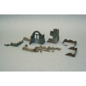 WALLS AND RUINS WWII. Escala 1:72. Marca Italeri. Ref: 6087.