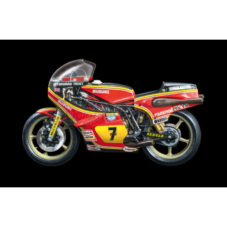 Moto Suzuki RG 500 XR27.1970-1980. Escala 1:9. Marca Italeri. Ref: 4644.