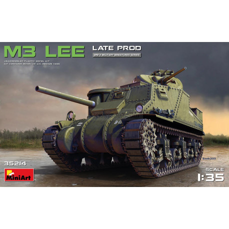 M3 LEE LATE PROD. Escala 1:35. Marca Miniart. Ref: 35214.