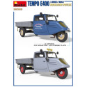 TEMPO E400 HOCHLADER PRITSCHE 3-WHEEL TRUCK. Escala 1:35. Marca Miniart. Ref: 38025.