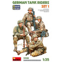 GERMAN TANK RIDERS SET 1. RESIN HEADS. Escala 1:35. Marca Miniart. Ref: 53022.