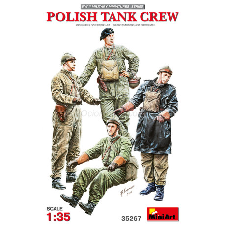 POLISH TANK CREW. Escala 1:35. Marca Miniart. Ref: 35267.