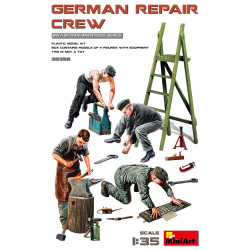 GERMAN REPAIR CREW. Escala 1:35. Marca Miniart. Ref: 35358.