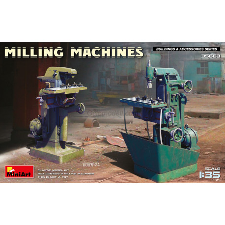 MILLING MACHINES. Escala 1:35. Marca Miniart. Ref: 35663.