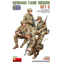 GERMAN TANK RIDERS SET 2. RESIN HEADS. Escala 1:35. Marca Miniart. Ref: 53024.